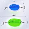 Luminous Trolling Diver Disc Connector with White Bottom Adjustable Stable for Fishing Angling Bass Mandarin Various Fishes