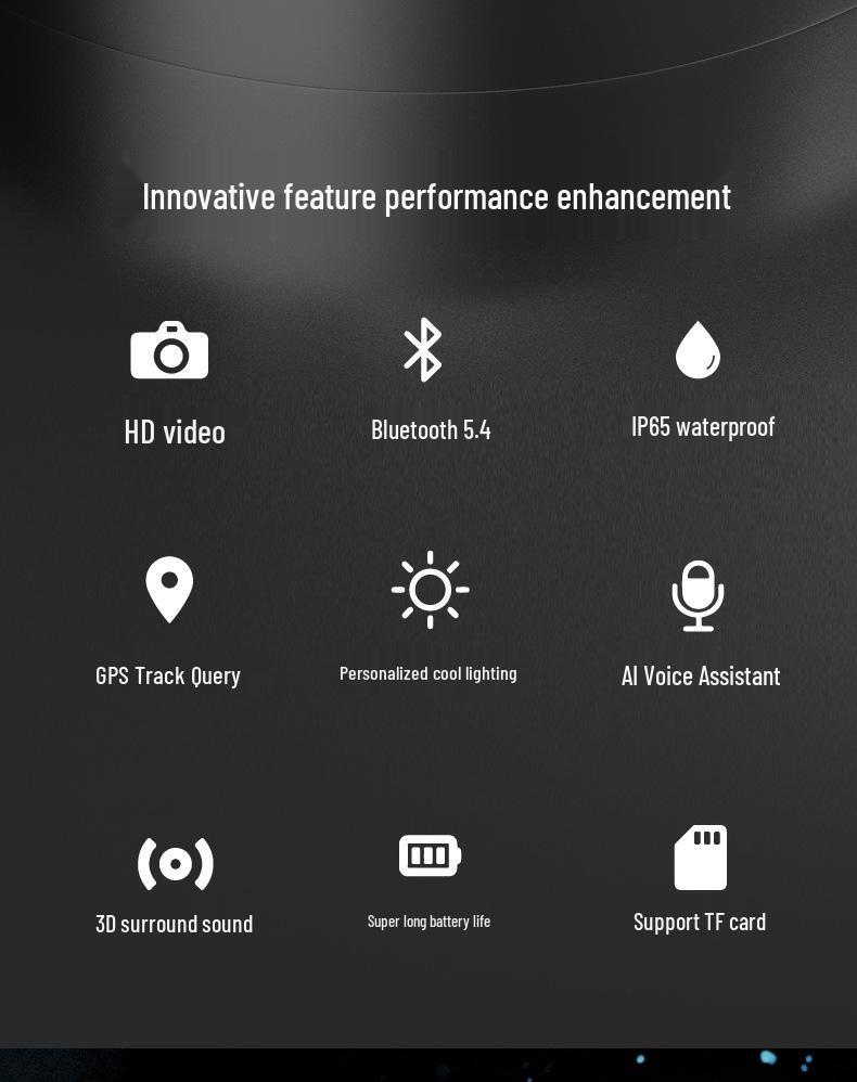 K19 Bluetooth Noise-Cancelling Waterproof Motorcycle Helmet Headset
