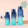 Gradient Color Sports Water Bottle - Portable Large Capacity Direct Drink Cup