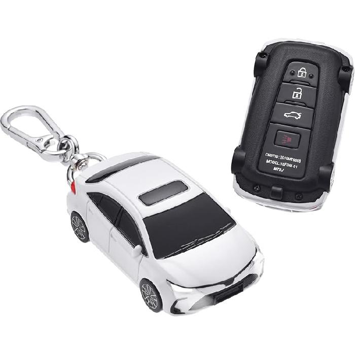 For Toyota Key Fob Cover Car Styling Protection Key Shell-Key Fob Case Compatible With Toyota Camry Corolla RAV4 Highlander Avalon C-HR GT86 Prius