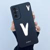 For Samsung Galaxy M13 4G M23 F23 Buddy 2 5G Cover Case Initial Letter Silicone Soft Phone Bumper for Samsung SM-M135F Casing