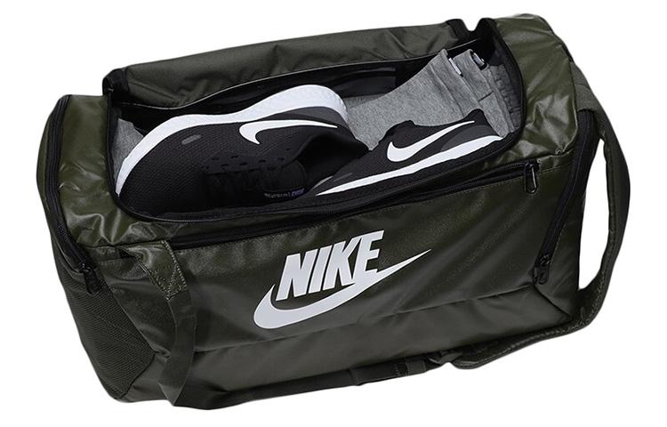 Nike Polyester Sports Bag, Travel Bag, Gym Bag Regular Unisex Khaki Green CK0929-247