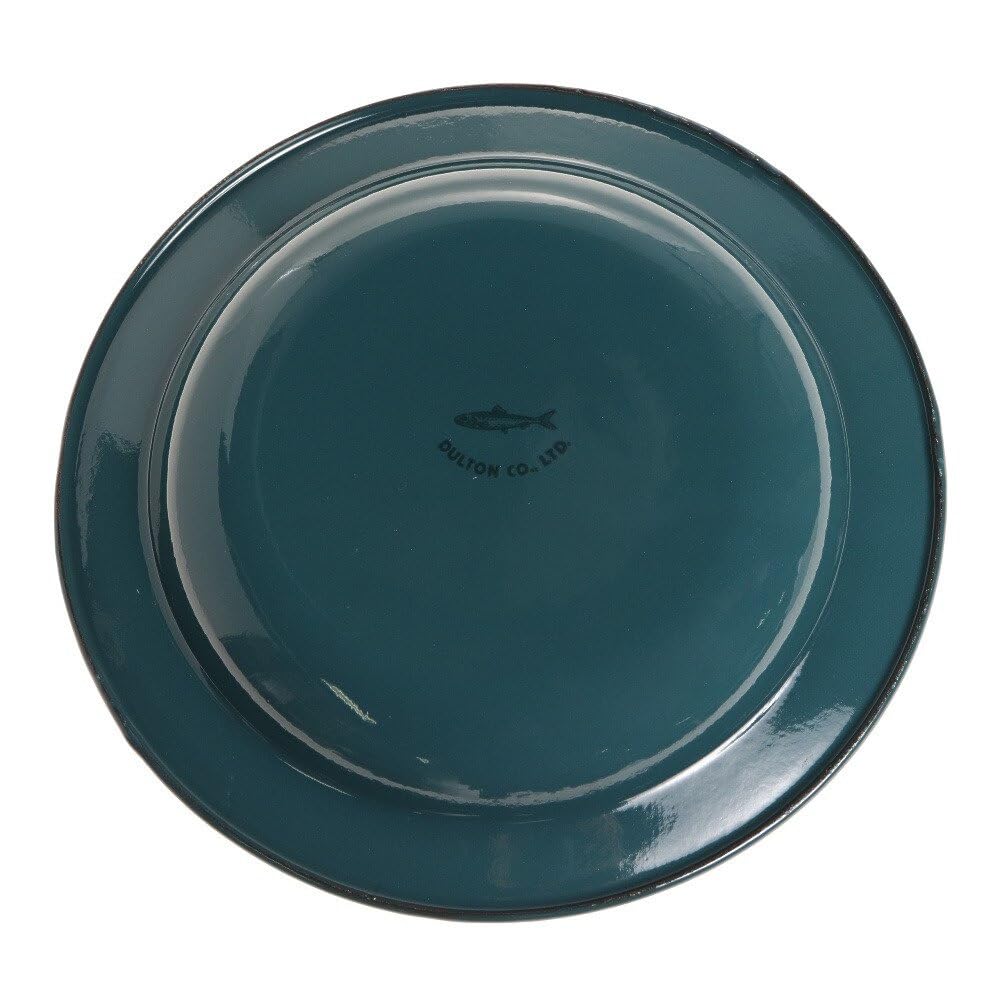 Dulton Enameled plate L Green Enamel plate K19-0103