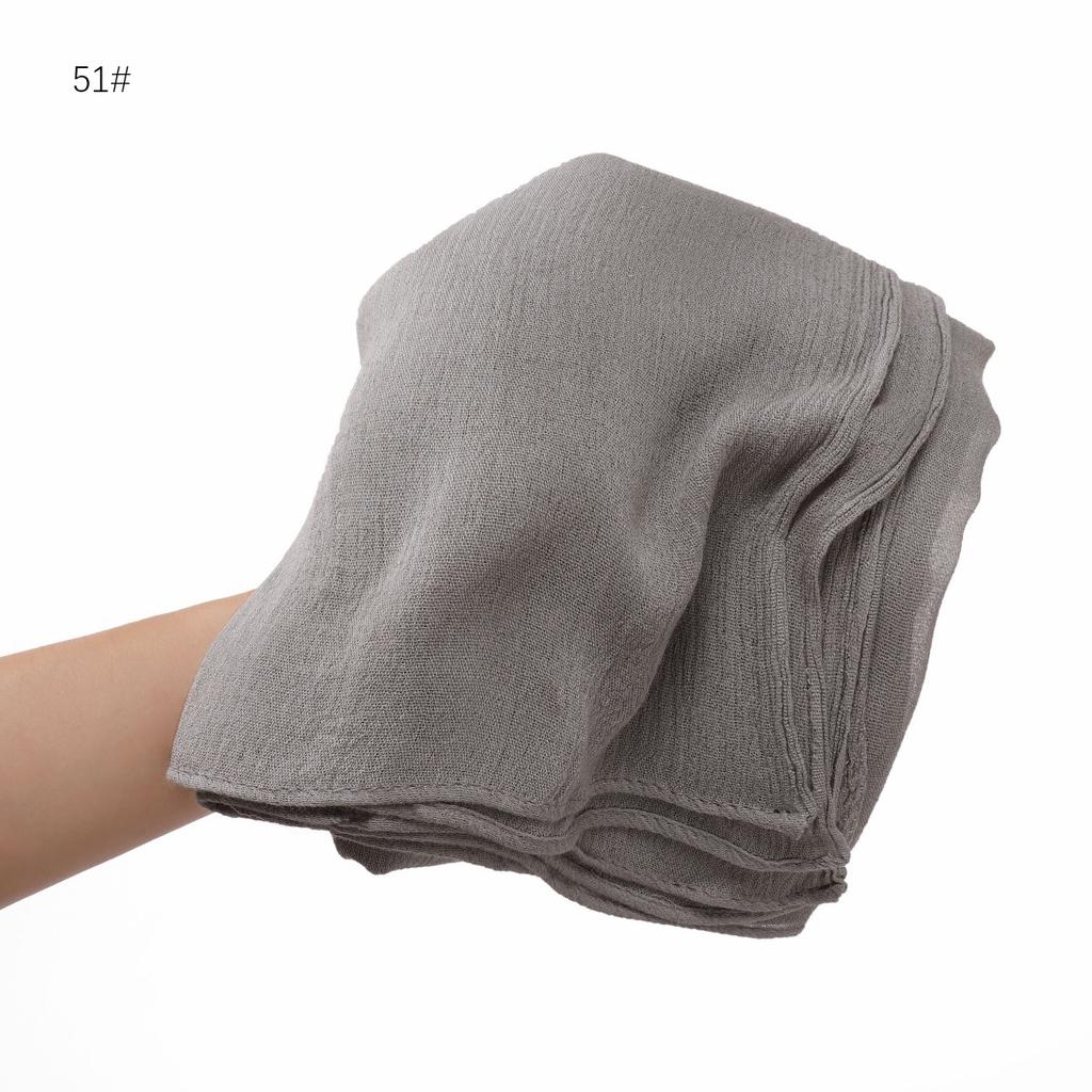Foulard Hijab en coton rayonne uni uni pour femme, grande taille, châles et enveloppes de haute qualité, bandeau musulman, turban islamique