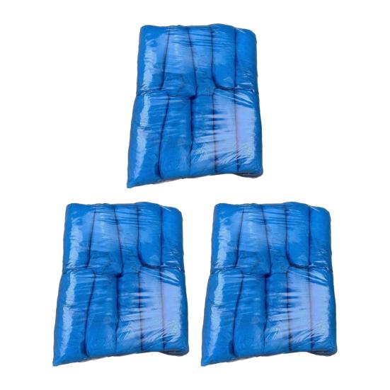 100/200/300/400/500Pcs Disposable Shoe Cover Non-Slip Thick Waterproof Boot Cover Men Women Elastic Indoor Floor Protection Dustproof Shoe Cover