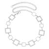 Fashion Hollow Square Wind Metal Waist Chain Women'S Skirt Decorative Belt Dress Waist Pant Chain