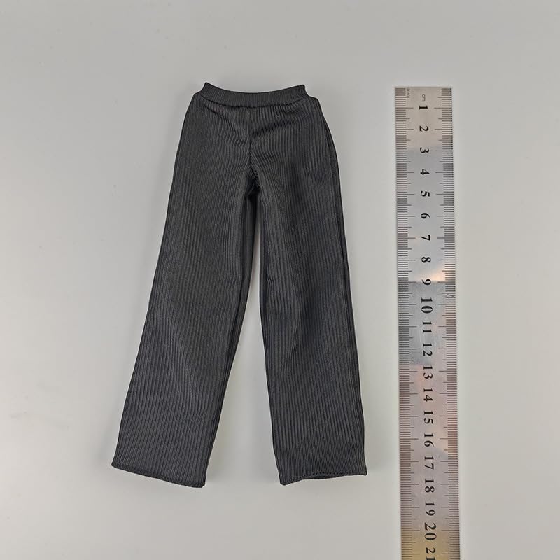 HAMRETHYPPZ Scale Scale Figure Female Sports Casual Fashion Pants Not 1/6 Costume, 1/6 Clothes, Loose-Fitting Pants, Loose-Fitting Trousers, Women's