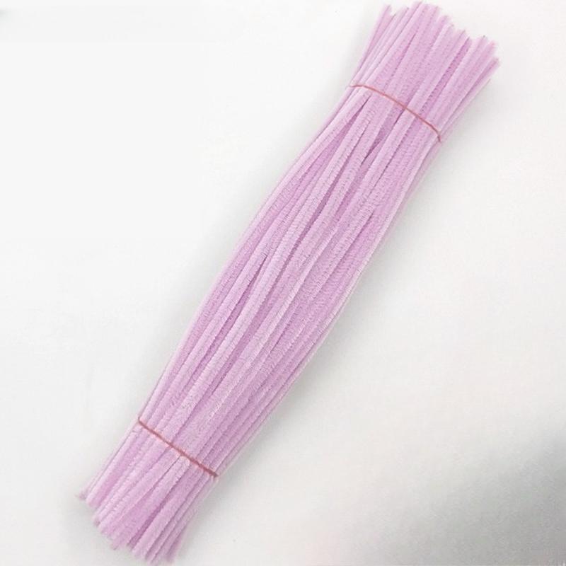 500pcs Chenille Stem Pipe Kids DIY Creative Chenille Sticks Cleaners Kindergarten Educational Handmade Material Plush Strips