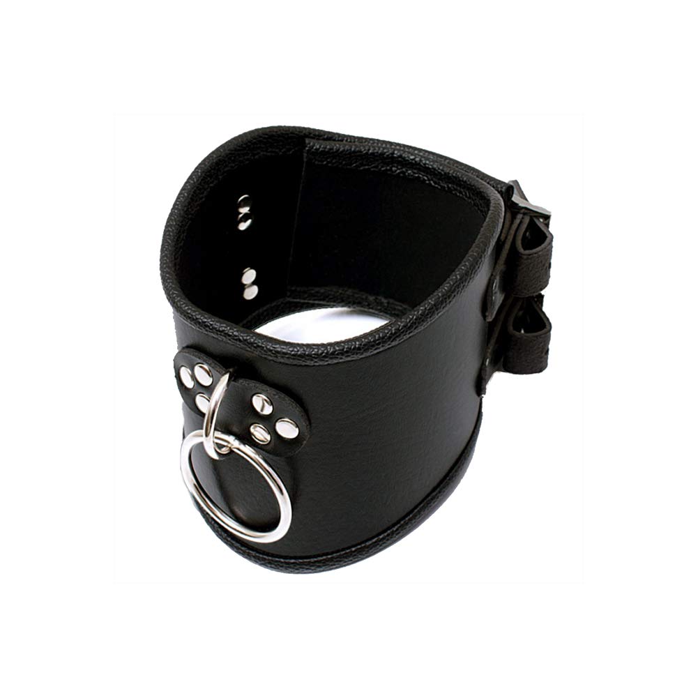 SXOVO SM Collar for Flirty Collar with Lock and for Slave and Cosplay Humans, Adjustable, Chain, Training, Restraints,