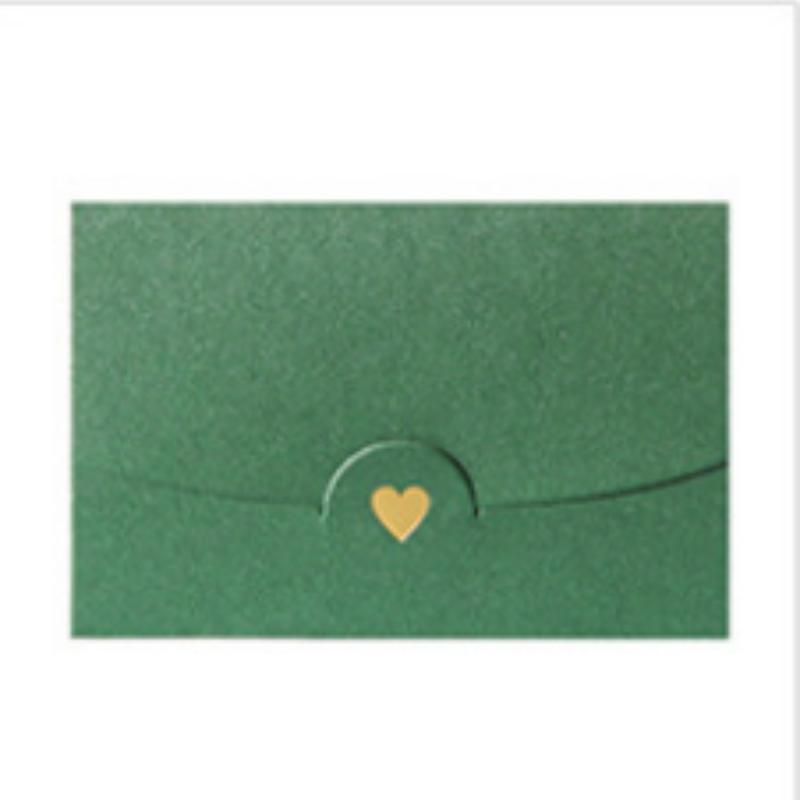 20pcs Mini Envelopes Small Greeting Card Name Card Envelope Hot Stamping Love Pearlescent Paper