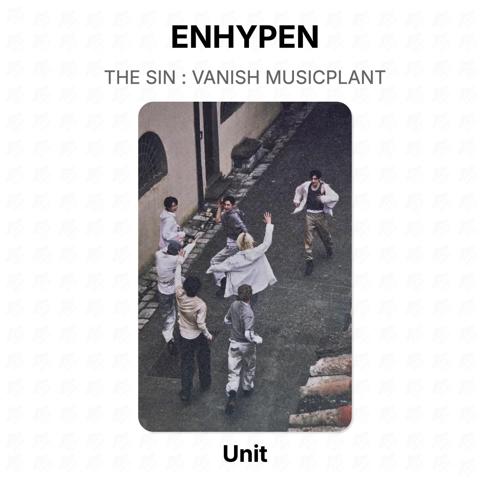 ENHYPEN THE SIN : VANISH MUSICPLANT Official Photocard Unit
