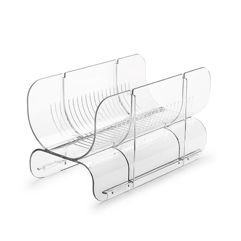 Zhi Shi Stackable Transparent Wine Bottle Storage Rack