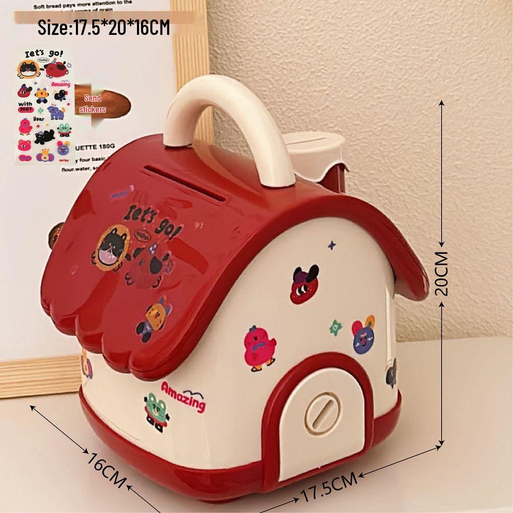 

Большая копилка в виде милого мультяшного поросенка для детей и взрослых