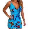 Women Sleeveless Sequins Sexy Trade  Printed Casual Slim Jumpsuit