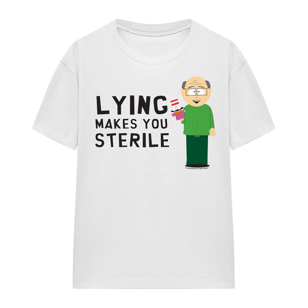 South Park Unisex Adult Lying Makes You Sterile T-Shirt