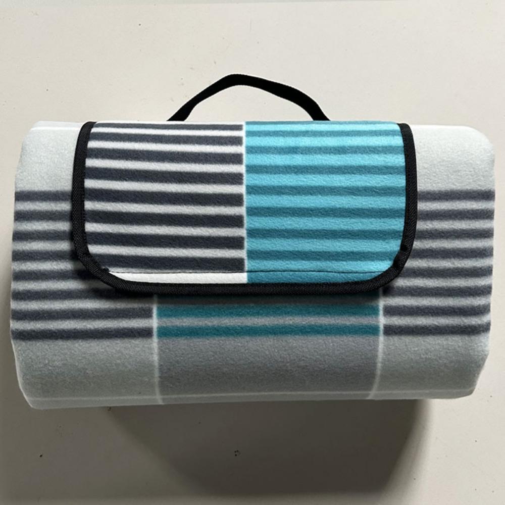 Sammet Tjock Fuktsäker Matta Bärbar Praktisk Matta Mode Ny Utomhus Camping Filt