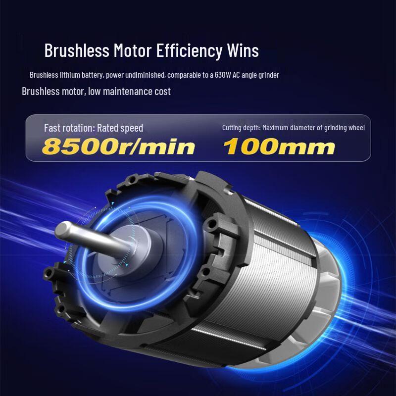 Dongcheng Brushless Angle Grinder CN plug (adapter included)