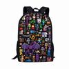 Square Man School Bag Cartoon Backpack Minecraft Backpack Game Printing Large Capacity