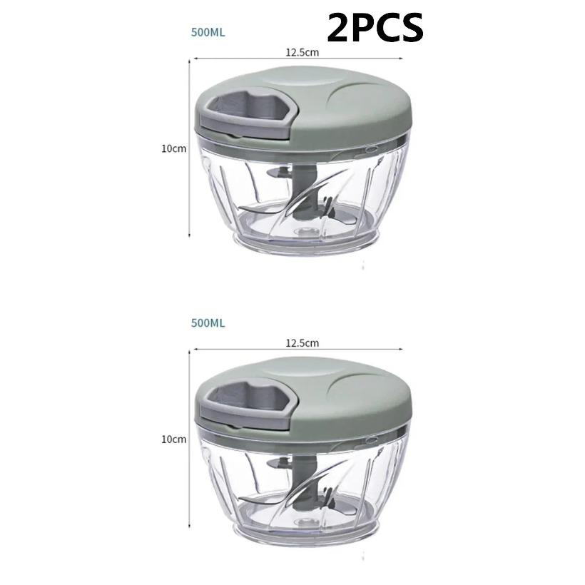 Kráječ na česnek 500/900 ml Ruční rotační kráječ zeleniny Kráječ Kráječ ovoce Drtič česneku Kuchyňské mixéry Mlýnek na maso