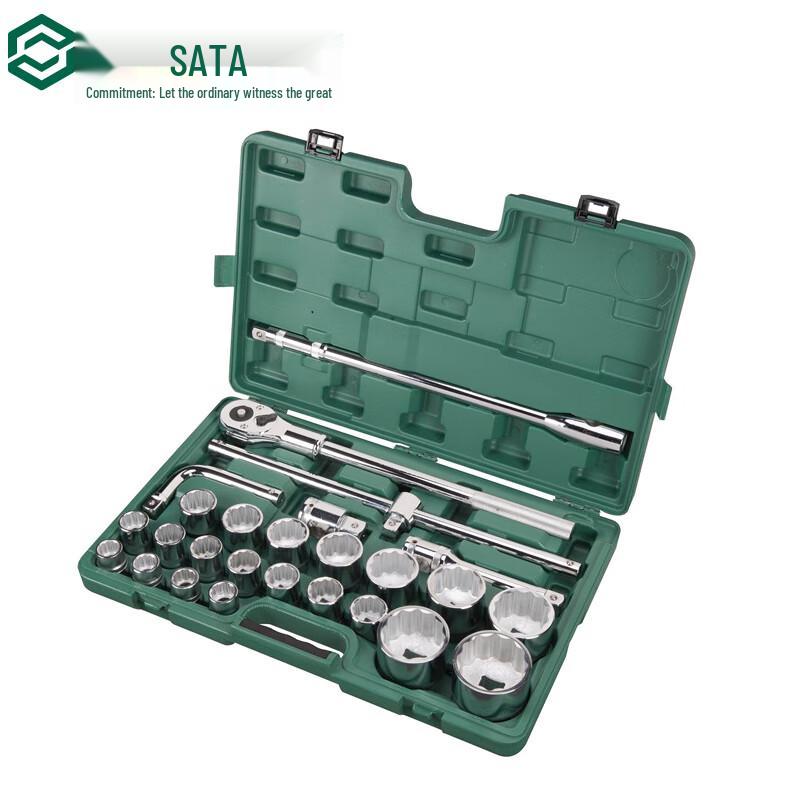 SATA 09016 26-Piece Heavy Duty Socket Set 26-Piece