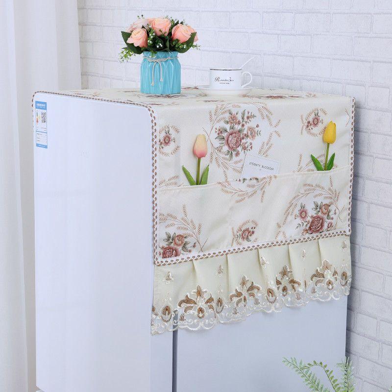 Refrigerator Single-door and Double-door Dust Cover, Refrigerator Cover Cloth, Refrigerator Towel, Washing Machine Cover, Multi-purpose Cover Cloth