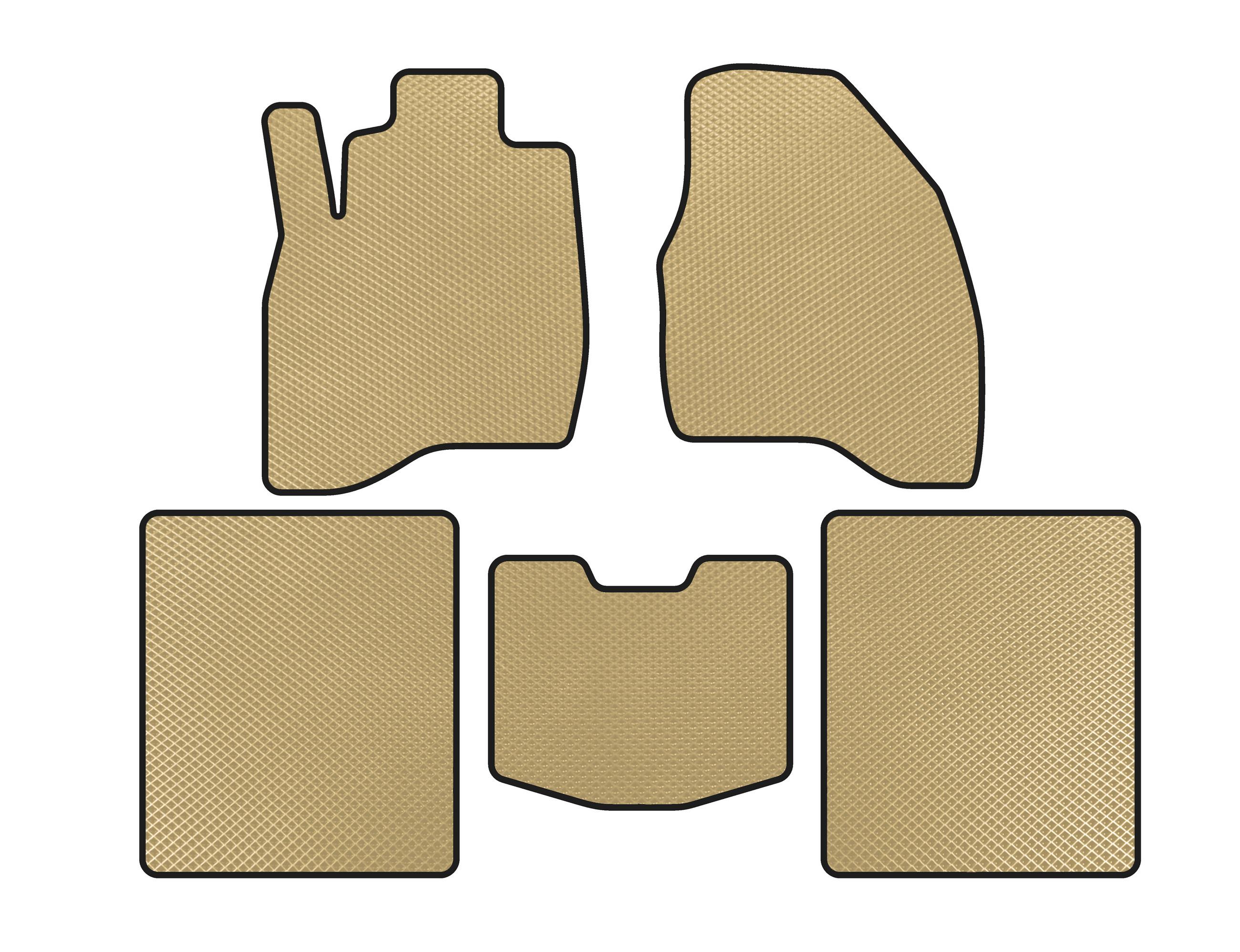 

EVA mats (2015-2019, 5-seater, Beige) for Ford Explorer