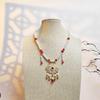 Stylish Chinese Necklace with Ancient Bell Pendant Intricately Crafted Necklace Accessory Perfect for Hanfu Enthusiasts