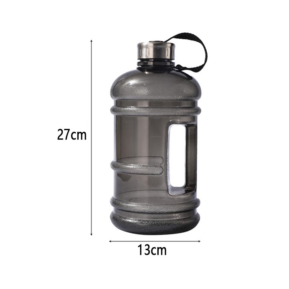 74.5oz Large Capacity Water Bottle With Handle Portable Outdoor Cups Leak Proof Ton Drum Training Sports Fitness Beverage Cup