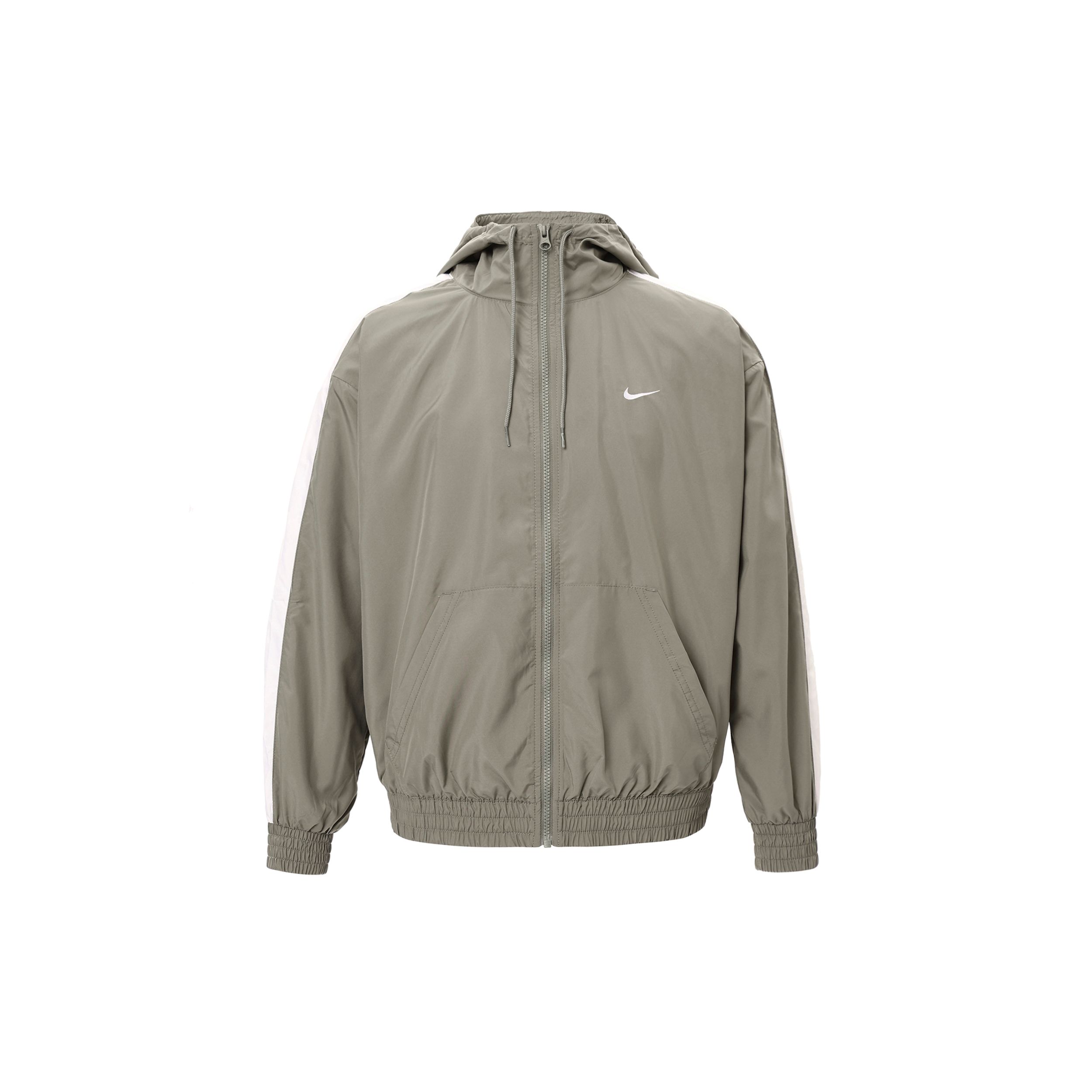 

Nike Однотонная спортивная повседневная куртка с капюшоном на молнии свободного кроя Женские куртки Зеленая FV6299320 S
