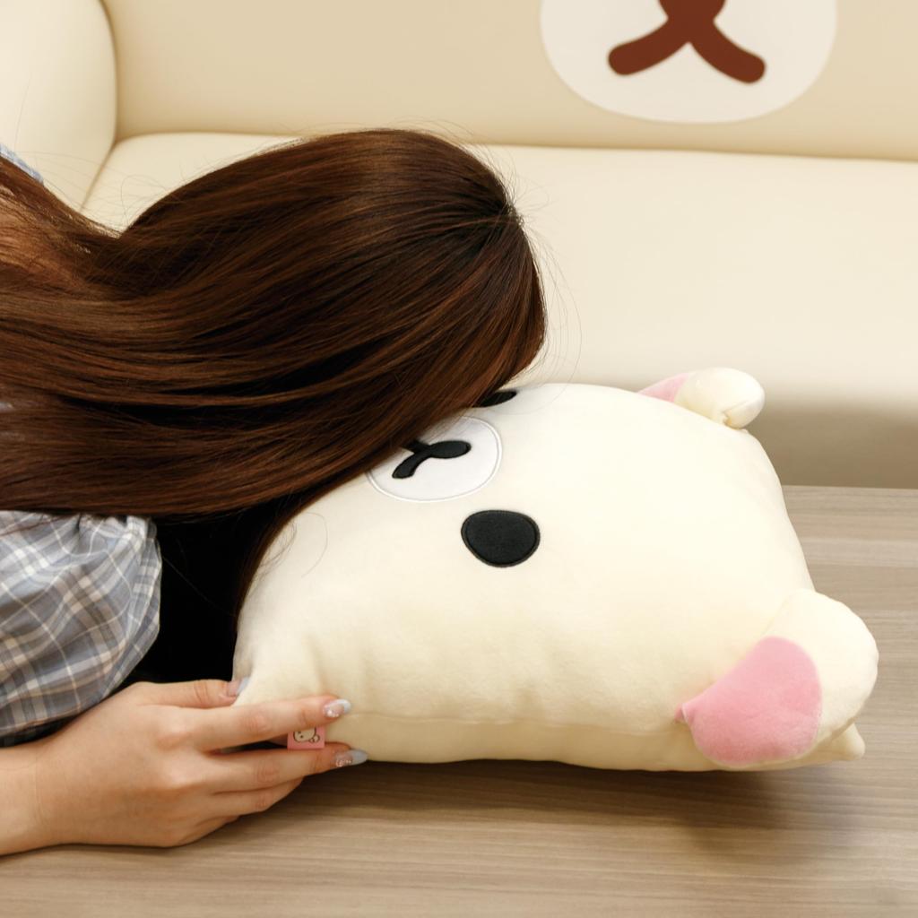 MV51701 Rilakkuma Seria Wspólnego Snu Super Mięciutka Poduszka Koma Korilakkuma