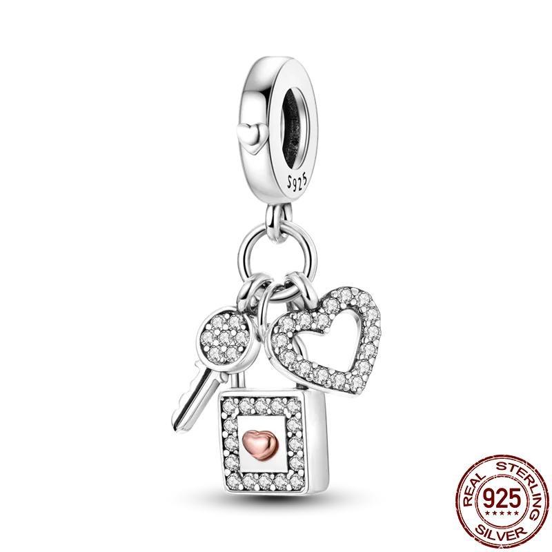 New In Copper Red Wine And Wine Glass Charm Beads Fit Bracelet Diy Pendant Woman Jewelry