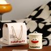 Changqi CY White Big Mouth Ceramic Mug Gift Set