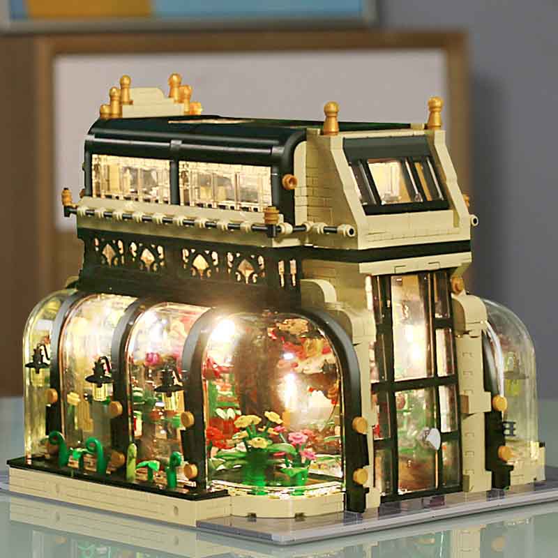 Moc Creative City Architecture Street View Botanical House Building Block Model Diy Children'S Puzzle Birthday Toy Gifts