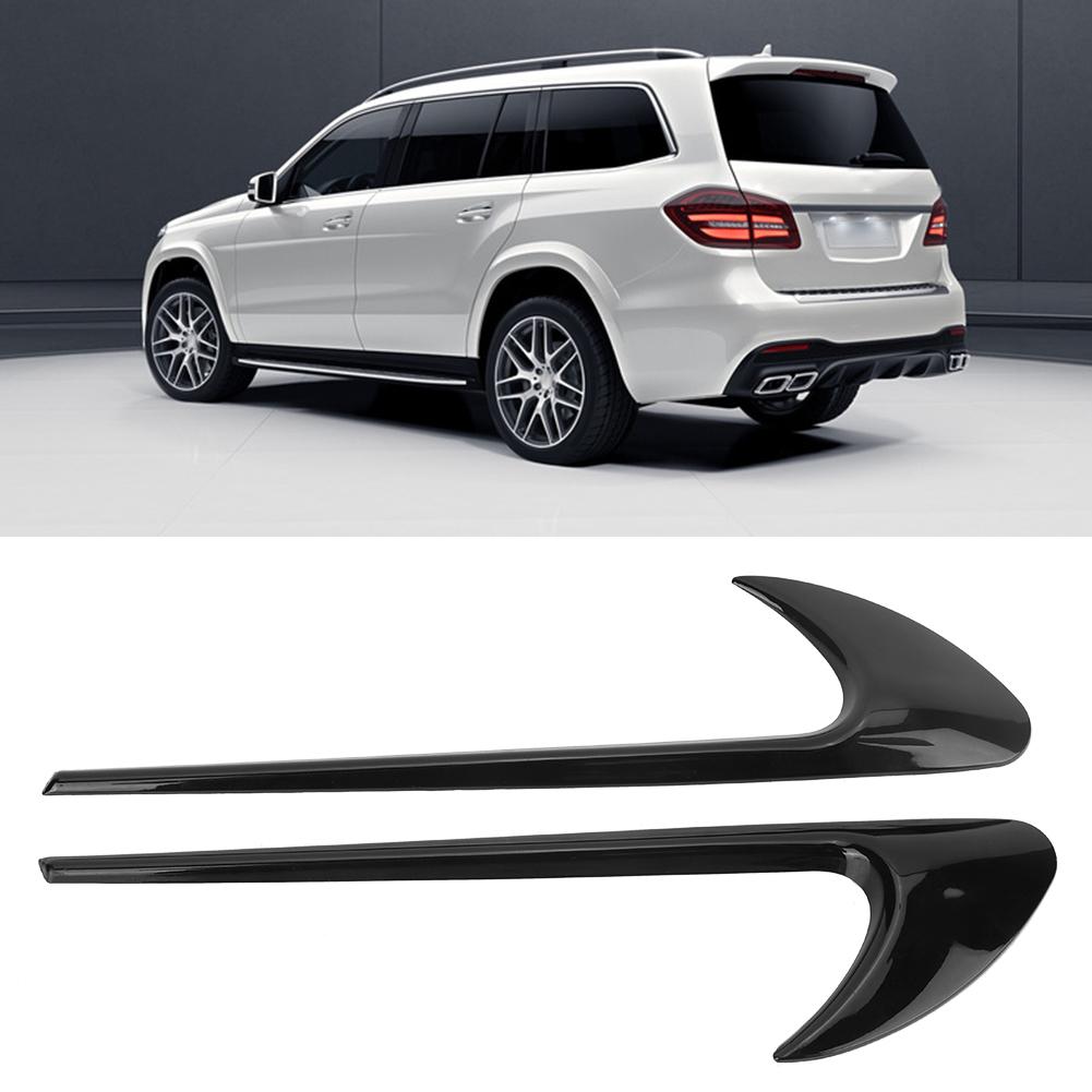 2Pcs Hook Shape Car Exterior Sticker Decorative Accessory Universal Fit for Benz