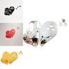 Stunning 3d Love Heart Mirror Wall Stickers Decal For Elegant Room Decoration