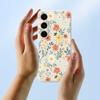 For Samsung Galaxy S25 FE Case Flower Garden Pattern Printing Straight Edge TPU Phone Back Cover