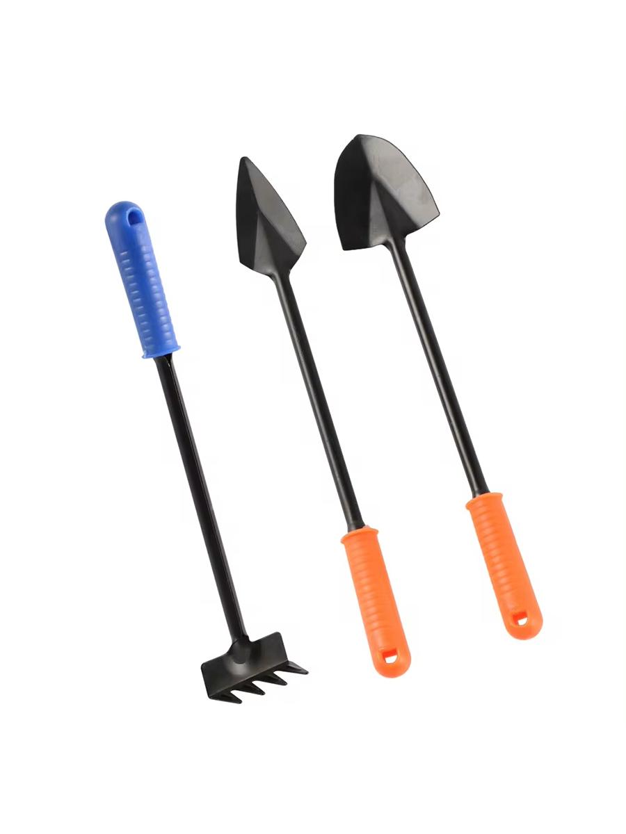 

3Pcs Gardening Tools Set Gardening Shovel Small Garden Rake And Hand Trowel Mini Indoor Colorful Garden Tools For House Plants