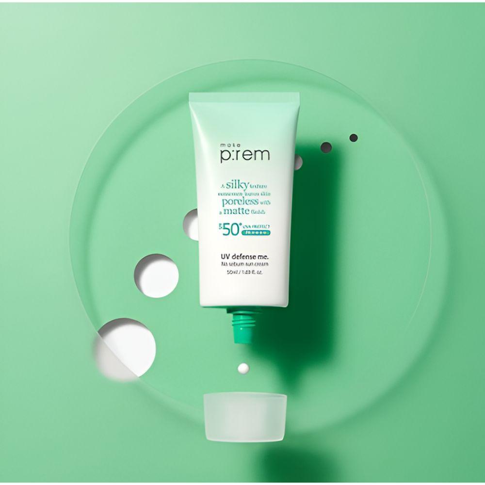 Make P:REM UV Defense Me No Sebum Sunscreen SPF50+ PA++++ Oil Control Matte Sun Cream 50ml