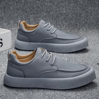 2025 Spring New Thick Soled Men Shoes Leather Surface Trend Sports Leisure Shoes British Style Loafer Casual Loafer