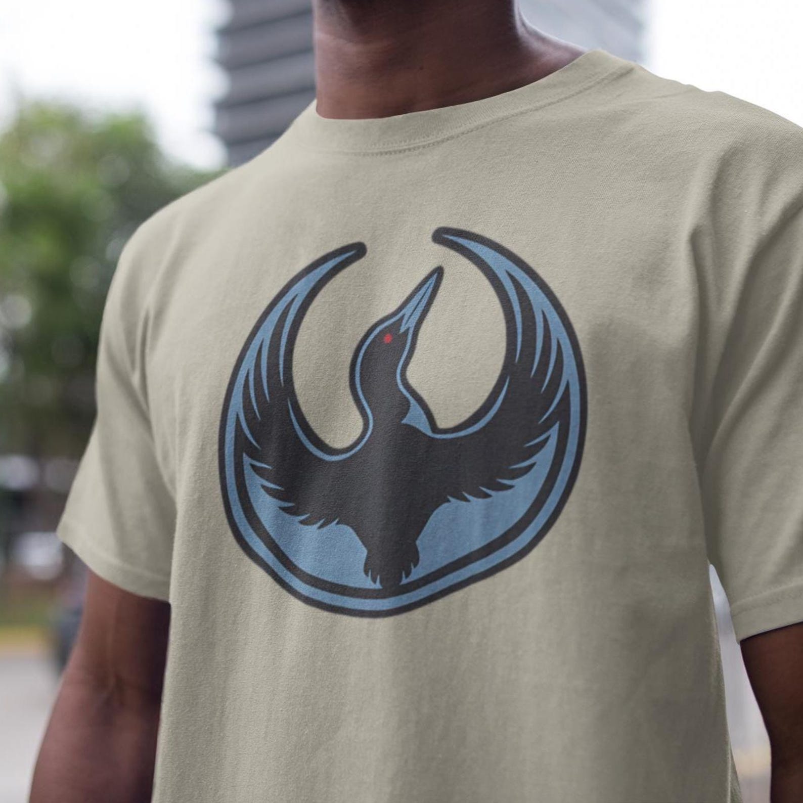 Minnesota Rebel Alliance Political Tee: MN State Bird Loon Protest Resistance Unisex Shirt L