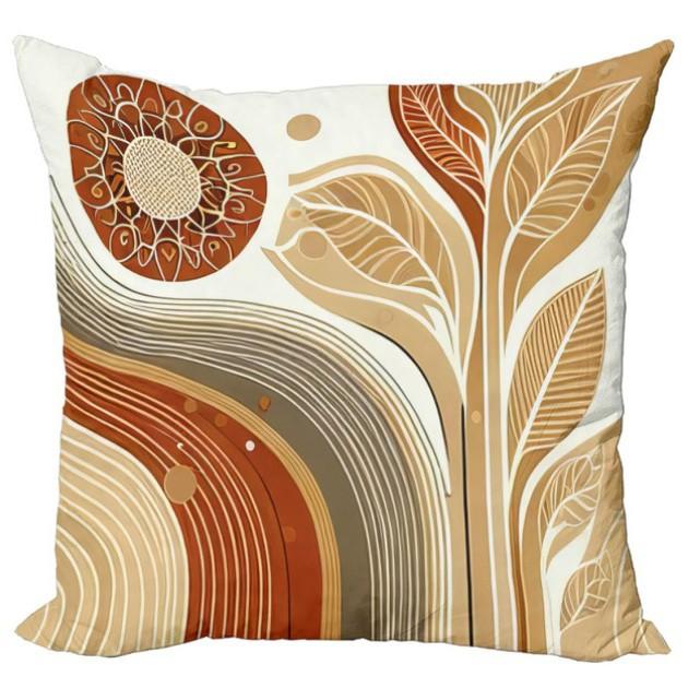 

Bohemian Abstract Pillowcase Sunset Sunrise Line Modern Art Minimalist Living Room Sofa Bay Window Pillow 45 * 45Cm