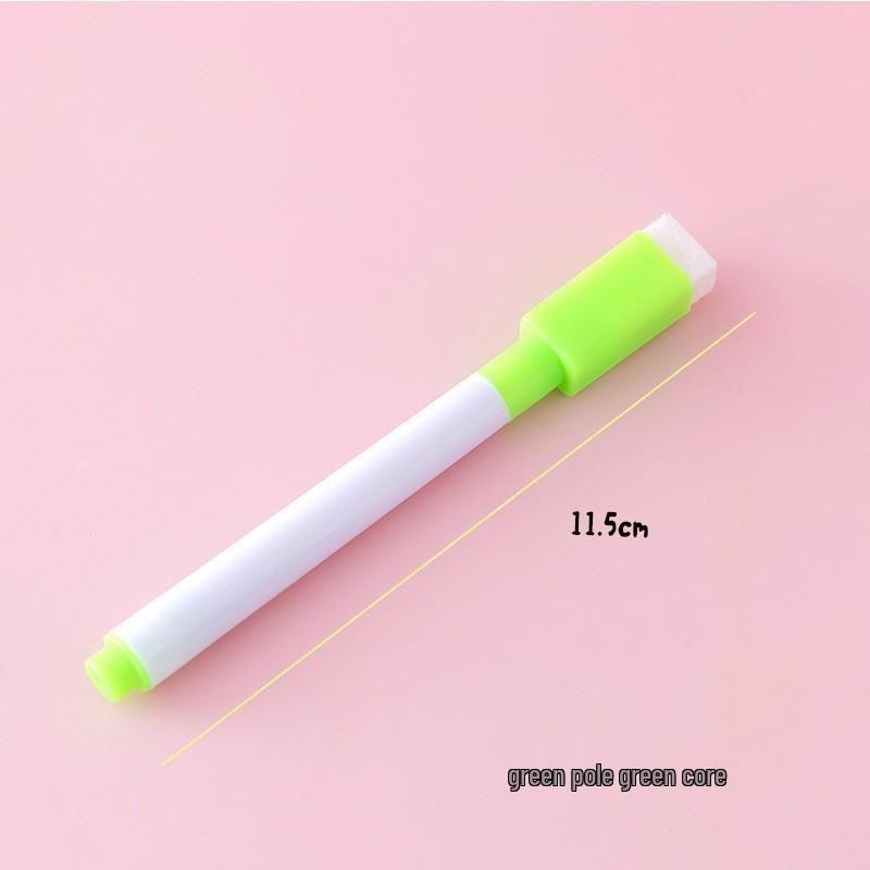 Creative Erasable Whiteboard Marker with Brush Tip - Water-Based Colored Pen for Kids' Drawing