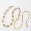 Bohemian Style Engraved Metal Waist Chain for Dresses and Jeans