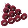 10pcs Buffing Drill Abrasive Brush Nylon Fiber Grinding Head Polishing Wheel  Rotary Tool