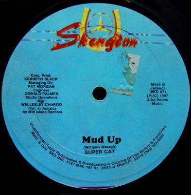 12inch Record SUPER CAT - Mud Up SKD071 Skengdon 1987 US Reggae, Ska & Dub Used