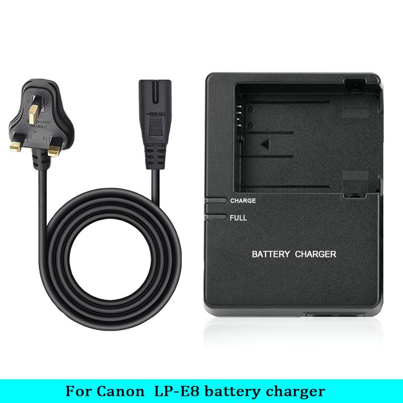 LC-E8 Battery Charger for Canon LP-E8 - Compatible with EOS 600D 650D 700D 550D,Rebel T2i,T3i,T4i,T5i; Kiss X4, X5, X6i Camera
