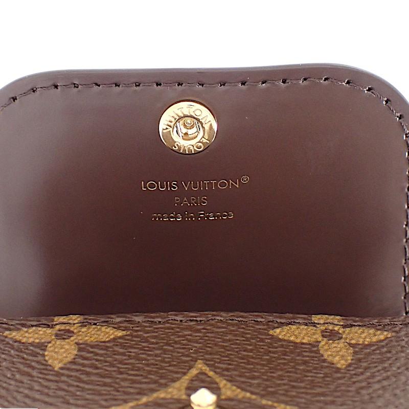 Louis Vuitton M03748 Bag Charm Brown Monogram Canvas Women