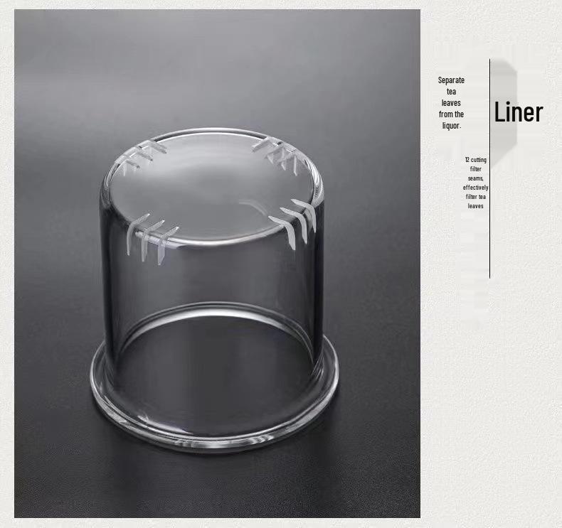 High Temp Resistant Glass Teapot with Bamboo Handle for Boiling Water & Brewing Tea - Complete Tea Set