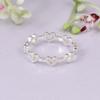 Minimalist Heart Band Ring, 925 Sterling Silver Stackable Love Ring, Cute Heart Design Romantic Jewelry Gift for Women