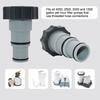 Hose Adapter Reusable Perfect Threaded Connection Pump Hose Conversion Adapter Filter Pool Hose Replacement Adapter for Intex Fit ARU